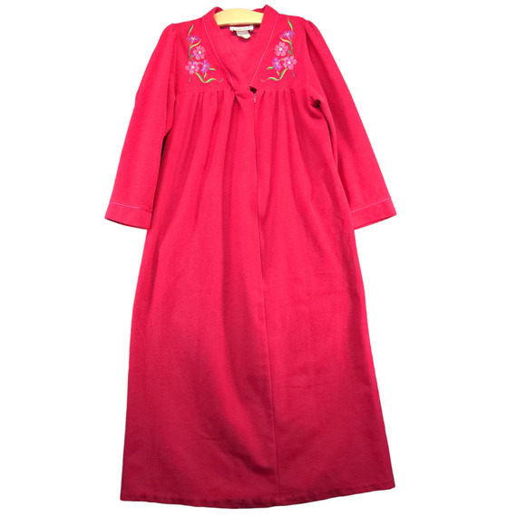 Vandemere Women's Fleece Nightgown Pullover Actual 37x52 Pink - Picture 1 of 12